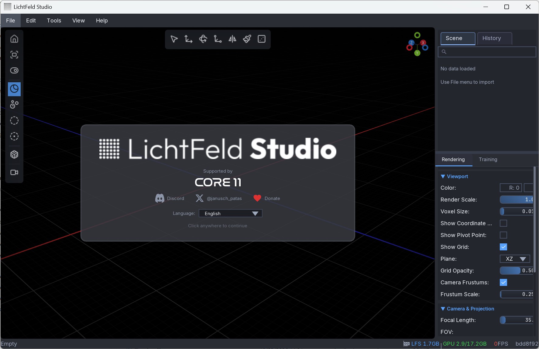 LichtFeld Studio Step 1
